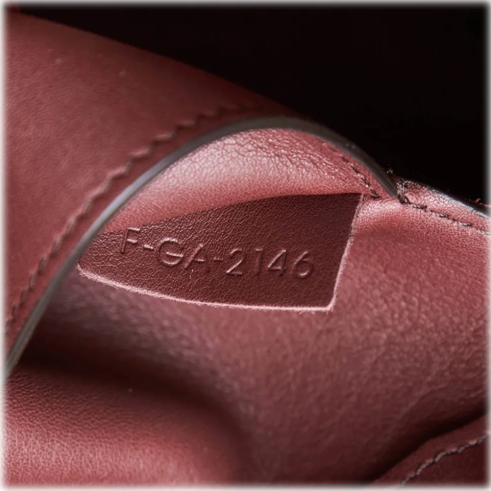 Céline Vintage - Medium Calf Leather Trifold Shoulder Bag - Brown - Leather and Calf Handbag - Luxury High Quality - Avvenice