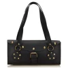Céline Vintage - Studded Leather Shoulder Bag - Black - Leather Handbag - Luxury High Quality - Avvenice