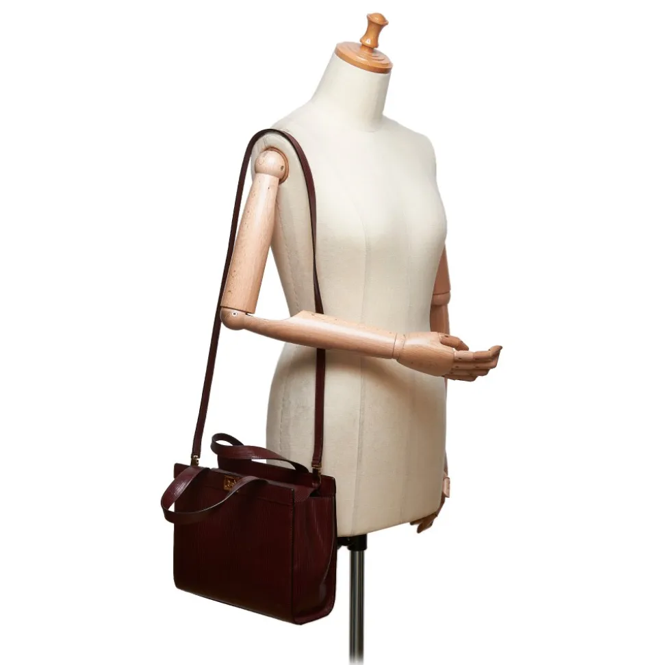 Céline Vintage - Vintage Leather Satchel Bag - Brown - Leather Handbag - Luxury High Quality - Avvenice