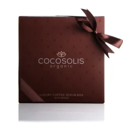 Cocosolis - Luxury Coffee Scrub Box - Luxurious Box with 4 Natural Organic Scrubs - Professional Cosmetics - Avvenice