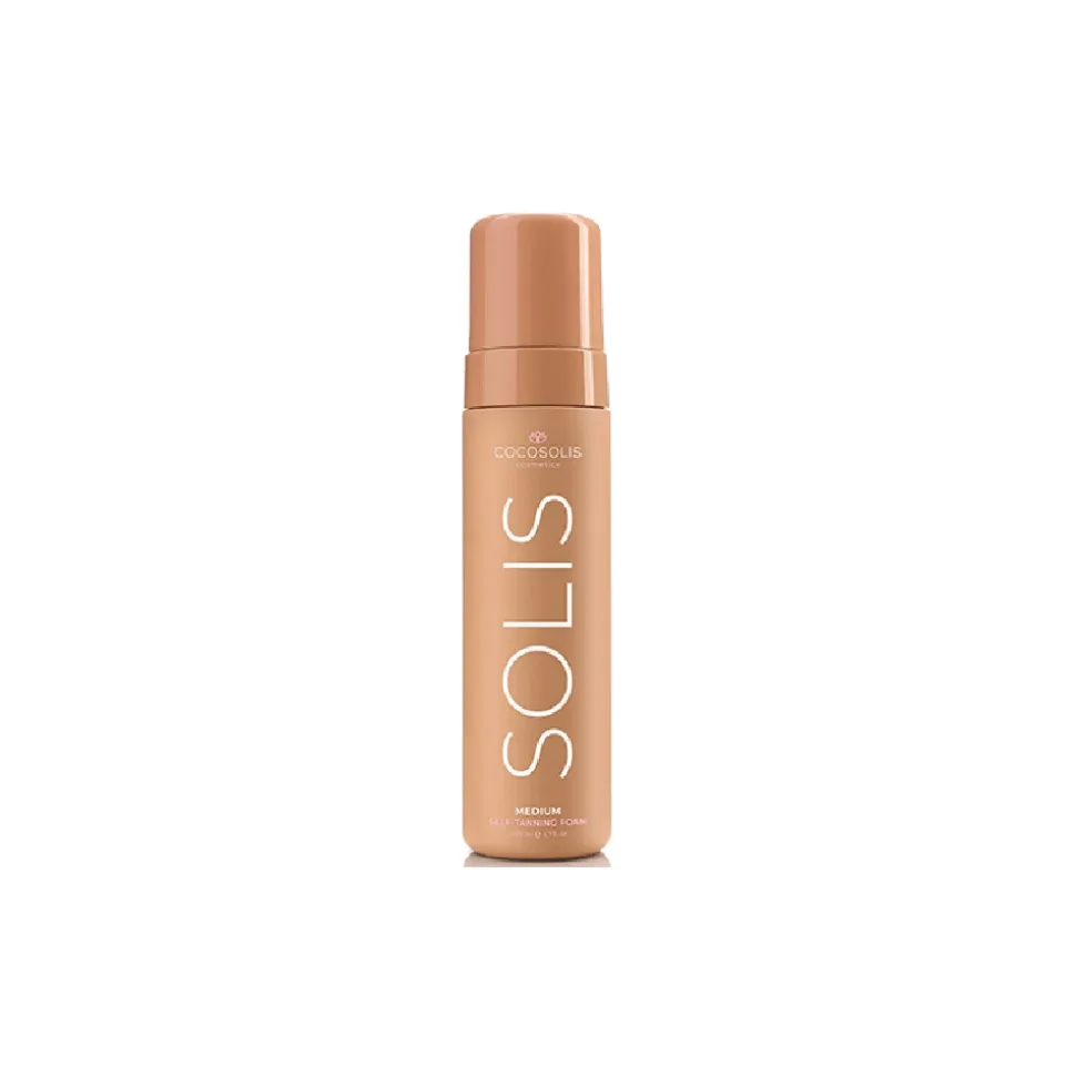 Cocosolis - Skin - Solis Self-Tanning Foam - Natural Self-Tanning Foam - Medium Tan - Professional Cosmetics - Avvenice