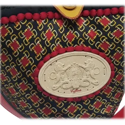 Coffarte - Baby Araldic Coffa - Sicilian Artisan Handbag - Sicilian Coffa - Luxury High Quality Handicraft Bag - Avvenice