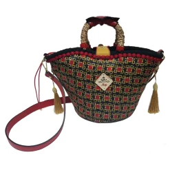 Coffarte - Baby Araldic Coffa - Sicilian Artisan Handbag - Sicilian Coffa - Luxury High Quality Handicraft Bag - Avvenice