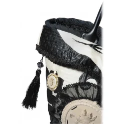 Coffarte - Baby Moro Long Handle Little Coffa - Sicilian Artisan Handbag - Sicilian Coffa - Luxury High Quality Handicraft Bag - Avvenice