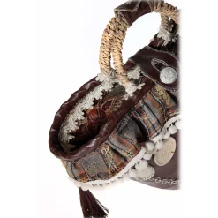 Coffarte - Baby Queen Little Coffa - Sicilian Artisan Handbag - Sicilian Coffa - Luxury High Quality Handicraft Bag - Avvenice