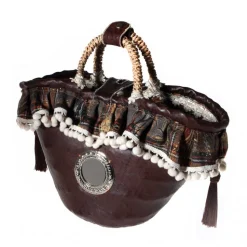 Coffarte - Baby Queen Little Coffa - Sicilian Artisan Handbag - Sicilian Coffa - Luxury High Quality Handicraft Bag - Avvenice