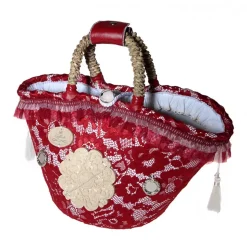 Coffarte - Baby Rosone Coffa - Sicilian Artisan Handbag - Sicilian Coffa - Luxury High Quality Handicraft Bag - Avvenice