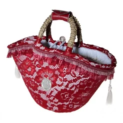 Coffarte - Baby Rosone Coffa - Sicilian Artisan Handbag - Sicilian Coffa - Luxury High Quality Handicraft Bag - Avvenice