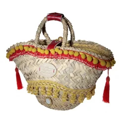 Coffarte - Medium Aisha Coffa - Sicilian Artisan Handbag - Sicilian Coffa - Luxury High Quality Handicraft Bag - Avvenice