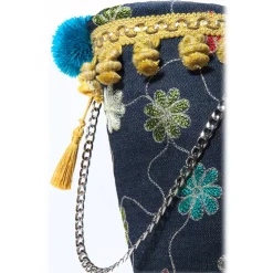 Coffarte - Medium Jeans Coffa - Sicilian Artisan Handbag - Sicilian Coffa - Luxury High Quality Handicraft Bag - Avvenice