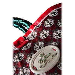 Coffarte - Medium Ladybug Coffa - Sicilian Artisan Handbag - Sicilian Coffa - Luxury High Quality Handicraft Bag - Avvenice