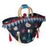 Coffarte - Medium Leoni Coffa - Sicilian Artisan Handbag - Sicilian Coffa - Luxury High Quality Handicraft Bag - Avvenice