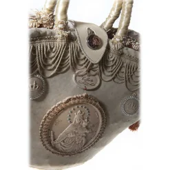 Coffarte - Medium Maria Regina Coffa - Sicilian Artisan Handbag - Sicilian Coffa - Luxury High Quality Handicraft Bag - Avvenice