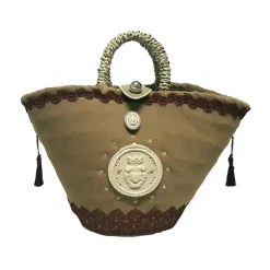 Coffarte - Medium Mora Sicily Coffa - Sicilian Artisan Handbag - Sicilian Coffa - Luxury High Quality Handicraft - Avvenice