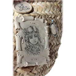 Coffarte - Medium Picciridda Coffa - Sicilian Artisan Handbag - Sicilian Coffa - Luxury High Quality Handicraft Bag - Avvenice