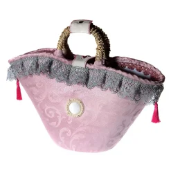 Coffarte - Medium Rosetta Vintage Coffa - Sicilian Artisan Handbag - Sicilian Coffa - Luxury High Quality Handicraft Bag - Avvenice