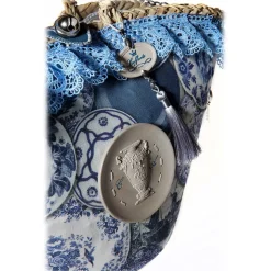 Coffarte - Medium Royal Copenhagen Coffa - Sicilian Artisan Handbag - Sicilian Coffa - Luxury High Quality Handicraft Bag - Avvenice