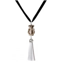 Coffarte - Mora 3D Necklace - White - Sicilian Artisan Necklace in Ceramic - Luxury High Quality Handcraft Necklace - Avvenice