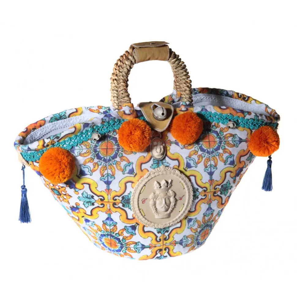 Coffarte - Mori di Caltagirone Coffa - Moro - Collections - Sicilian Artisan Handbag - Luxury High Quality Handcraft Bag - Avvenice