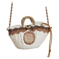 Coffarte - Pochette Cameo Coffa - Jewelry - Sicilian Artisan Handbag - Sicilian Coffa - Luxury High Quality Handicraft Bag - Avvenice