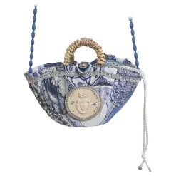 Coffarte - Pochette Royal Copenaghen Coffa - Sicilian Artisan Handbag - Sicilian Coffa - Luxury High Quality Handicraft Bag - Avvenice