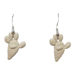 Coffarte - Prickly Pear Earrings - Sicilian Artisan Earrings in Ceramic - Luxury High Quality Handcraft - Avvenice