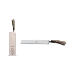 Coltellerie Berti - 1895 - Bread Knife Set - N. 9202 - Exclusive Artisan Knives - Handmade in Italy - Avvenice