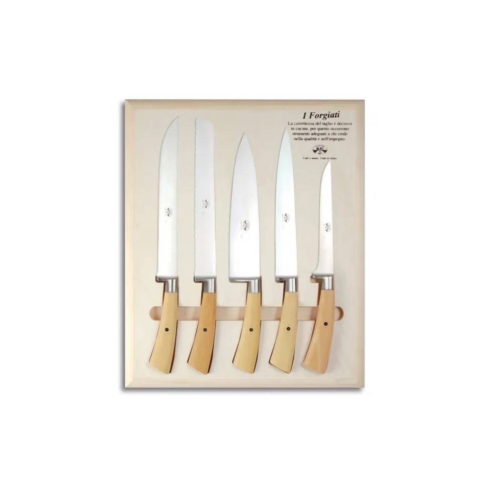 Coltellerie Berti - 1895 - Made to Measure I Forgings 5 Pcs. Ctp - N. 4225 - Exclusive Artisan Knives - Handmade in Italy - Avvenice