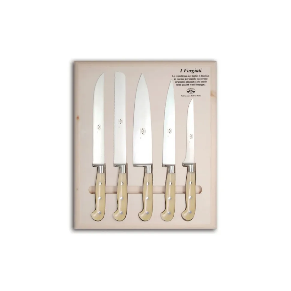 Coltellerie Berti - 1895 - Made to Measure I Forgings 5 Pcs. Ctp - N. 4625 - Exclusive Artisan Knives - Handmade in Italy - Avvenice