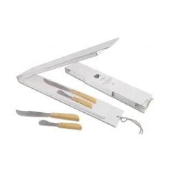 Coltellerie Berti - 1895 - Pair of Speck Tav/Spalmaburro Knife - N. 585 - Exclusive Artisan Knives - Handmade in Italy - Avvenice