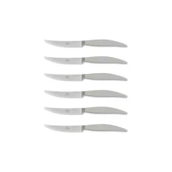 Coltellerie Berti - 1895 - Polychrome 6 Table Knives - N. 8063 - Exclusive Artisan Knives - Handmade in Italy - Avvenice