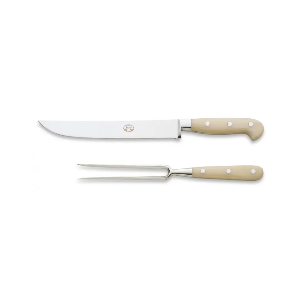 Coltellerie Berti - 1895 - Roast Knives Kit - N. 557 - Exclusive Artisan Knives - Handmade in Italy - Avvenice
