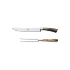 Coltellerie Berti - 1895 - Roast Knives Kit - N. 550 - Exclusive Artisan Knives - Handmade in Italy - Avvenice