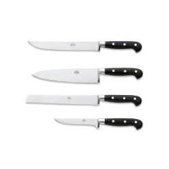 Coltellerie Berti - 1895 - Set of Four Kitchen Knives - N. 920 - Exclusive Artisan Knives - Handmade in Italy - Avvenice