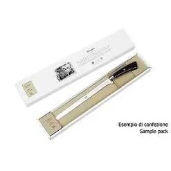 Coltellerie Berti - 1895 - Straight Paring Knife - N. 2515 - Exclusive Artisan Knives - Handmade in Italy - Avvenice