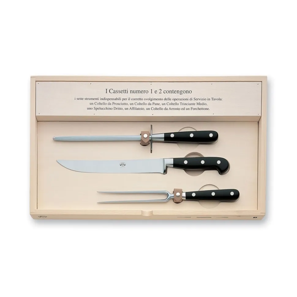 Coltellerie Berti - 1895 - The Complete Carving Machine - N. 923 - Exclusive Artisan Knives - Handmade in Italy - Avvenice