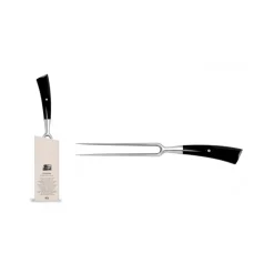 Coltellerie Berti - 1895 - Together Roast Fork - N. 92520 - Exclusive Artisan Knives - Handmade in Italy - Avvenice