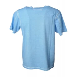 C.P. Company - Basic T-Shirt with Logo - Light Blue - Sweater - Luxury Exclusive Collection - Avvenice