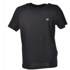 C.P. Company - Basic T-Shirt With Writing  - Blue - T-Shirt - Luxury Exclusive Collection - Avvenice