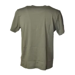 C.P. Company - Basic T-Shirt with Front Pocket - Green - Luxury Exclusive Collection - Avvenice