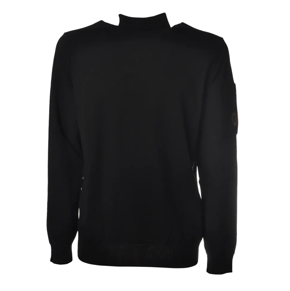 C.P. Company - Combed Wool Crewneck Pullover - Anthracite - Sweater - Luxury Exclusive Collection - Avvenice