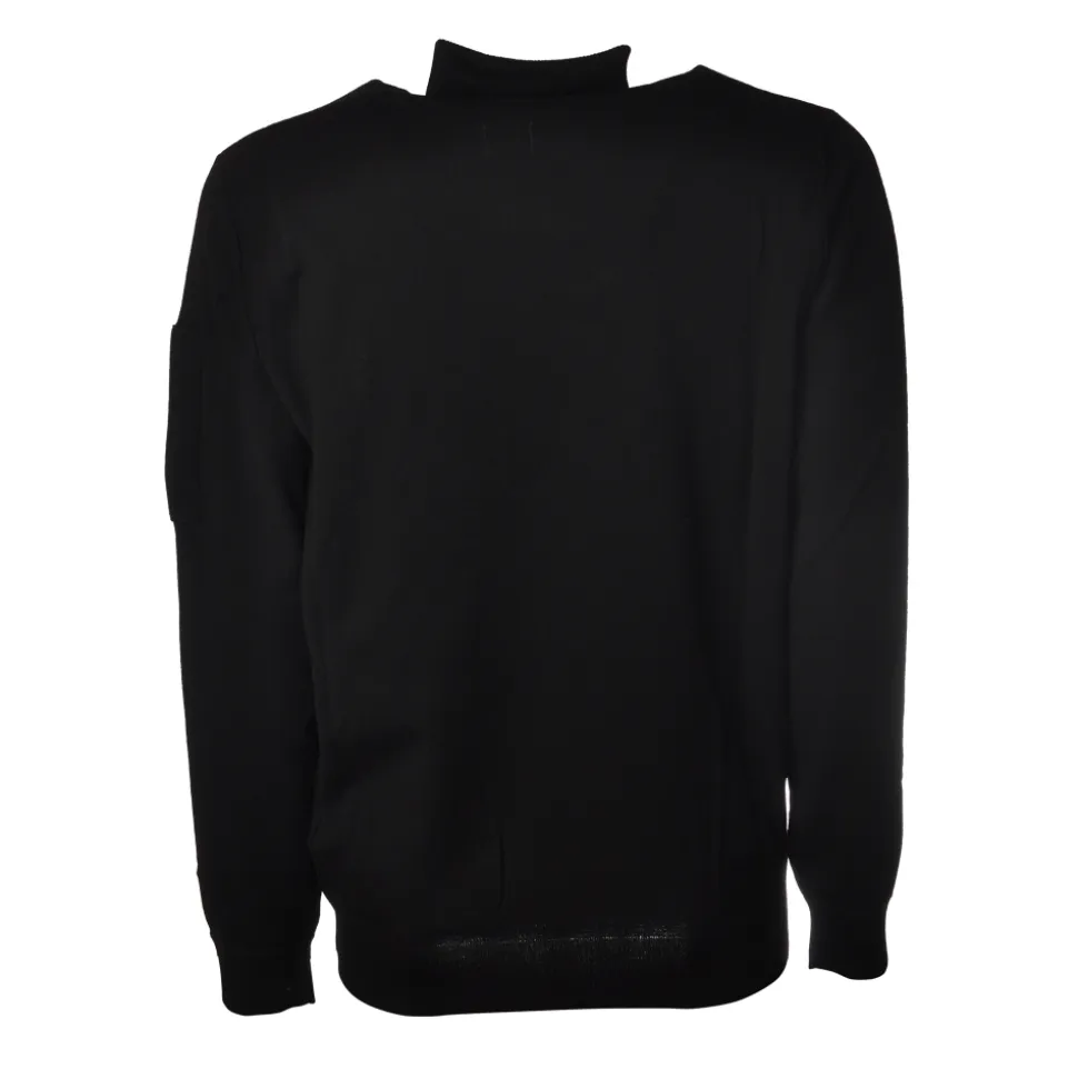 C.P. Company - Combed Wool Crewneck Pullover - Anthracite - Sweater - Luxury Exclusive Collection - Avvenice