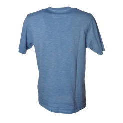 C.P. Company - Cotton T-Shirt with Print - Light Blue - Luxury Exclusive Collection - Avvenice