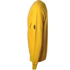 C.P. Company - Crewneck Sweatshirt with Logo - Yellow- Sweatshirt - Luxury Exclusive Collection - Avvenice