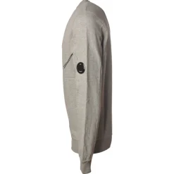 C.P. Company - Crewneck Sweatshirt with Logo - Grey - Sweatshirt - Luxury Exclusive Collection - Avvenice