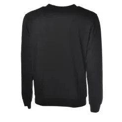 C.P. Company - Crewneck Sweatshirt with Logo - Black - Luxury Exclusive Collection - Avvenice