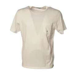 C.P. Company - Crewneck T-Shirt with Maxi Pocket - White - Luxury Exclusive Collection - Avvenice