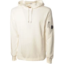 C.P. Company - Hooded Sweatshirt with Logo And Laces - White - Sweatshirt - Luxury Exclusive Collection - Avvenice