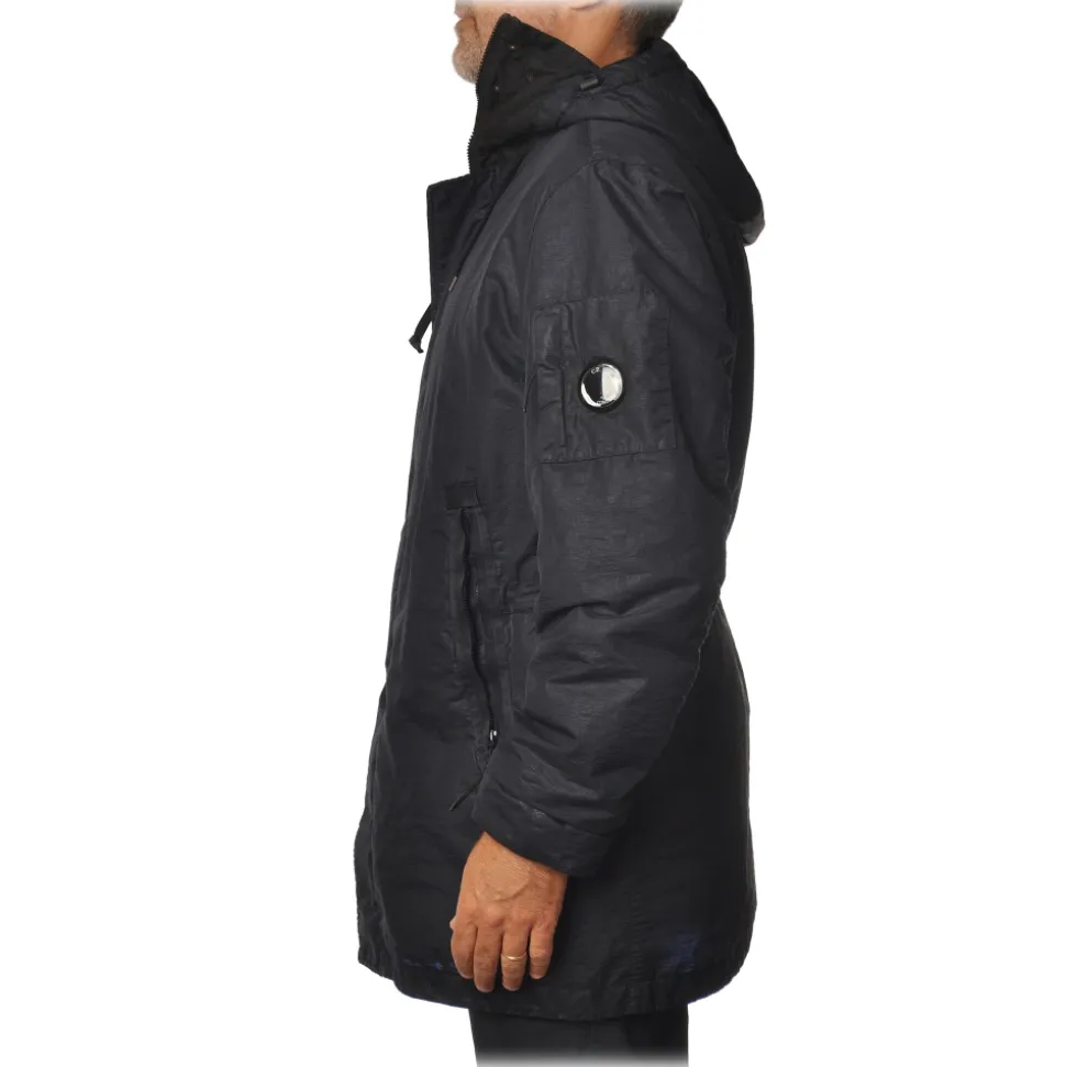 C.P. Company - Knee Length Parka Jacket - Blue - Jacket - Luxury Exclusive Collection - Avvenice
