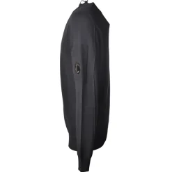 C.P. Company - Long Sleeve Crewneck Cotton Sweater - Blue - Pullover - Luxury Exclusive Collection - Avvenice